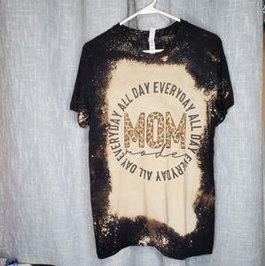 Leopard "Mom Mode All Day Everyday" tee